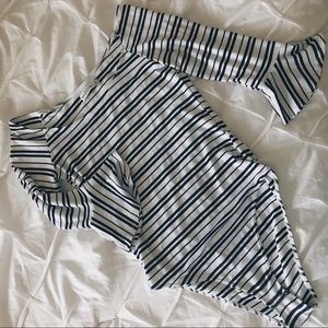 Stripped Bodysuit